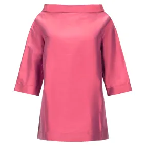 Silk Marinella Tunic - Coral