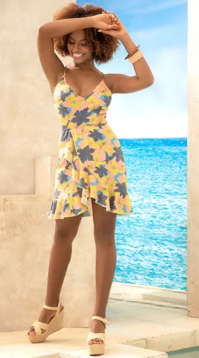 Spring Rain Wrap Dress