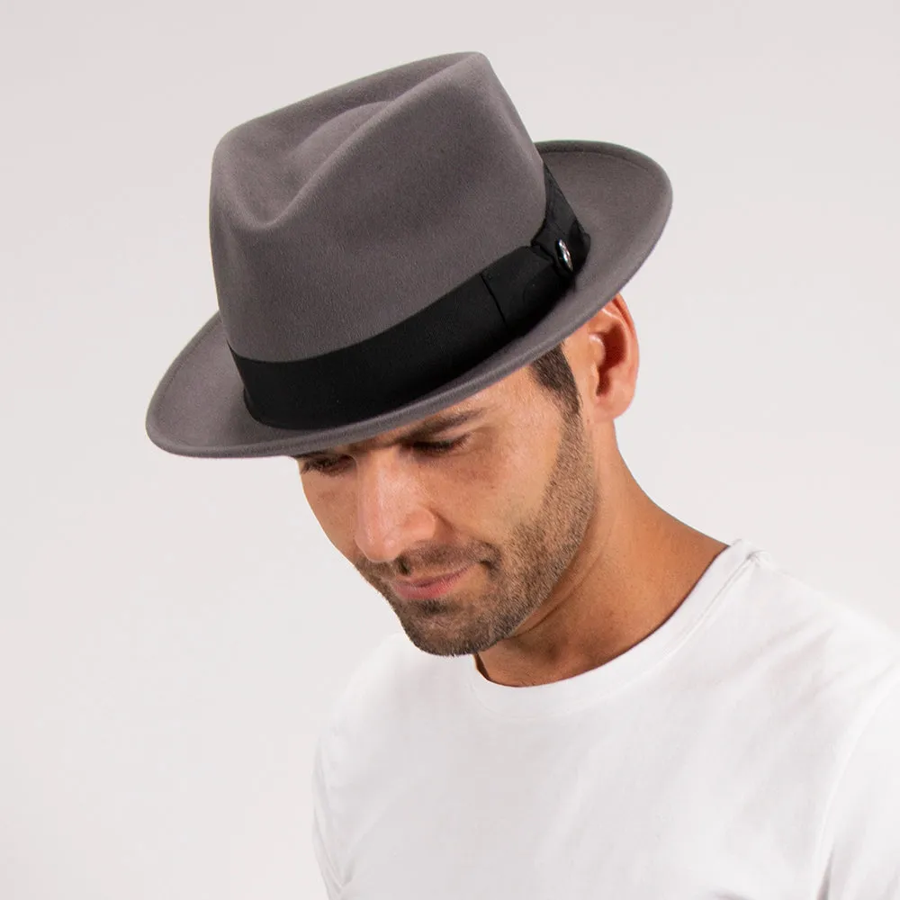 Stetson Grayson Felt Fedora Hat