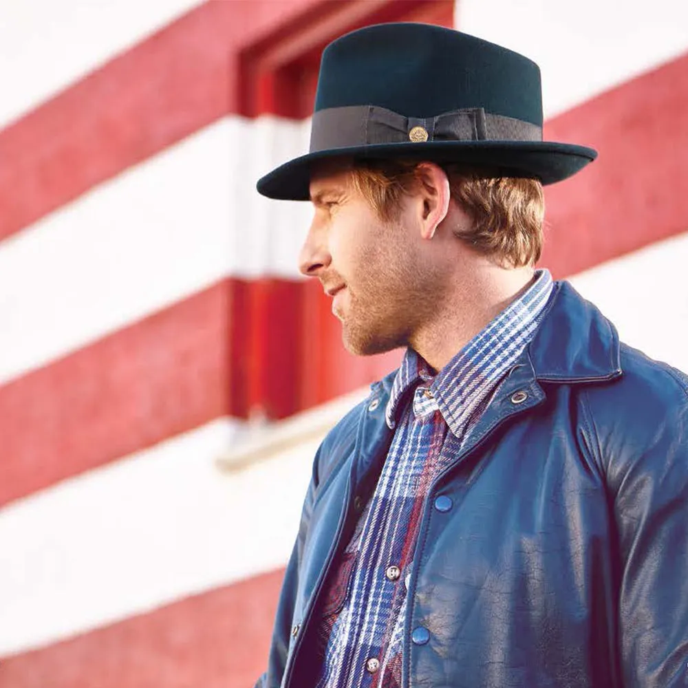 Stetson Grayson Felt Fedora Hat
