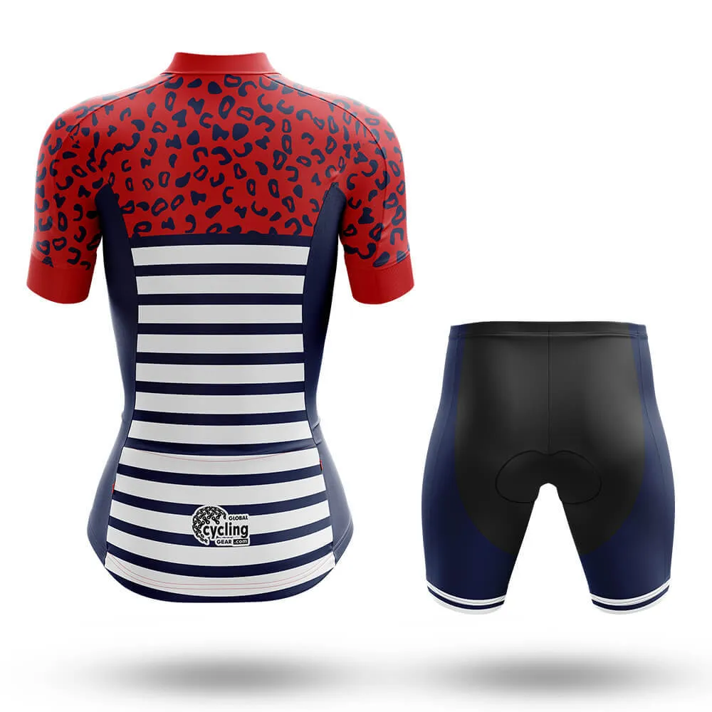 Striped Leopard - Women's Cycling Kit