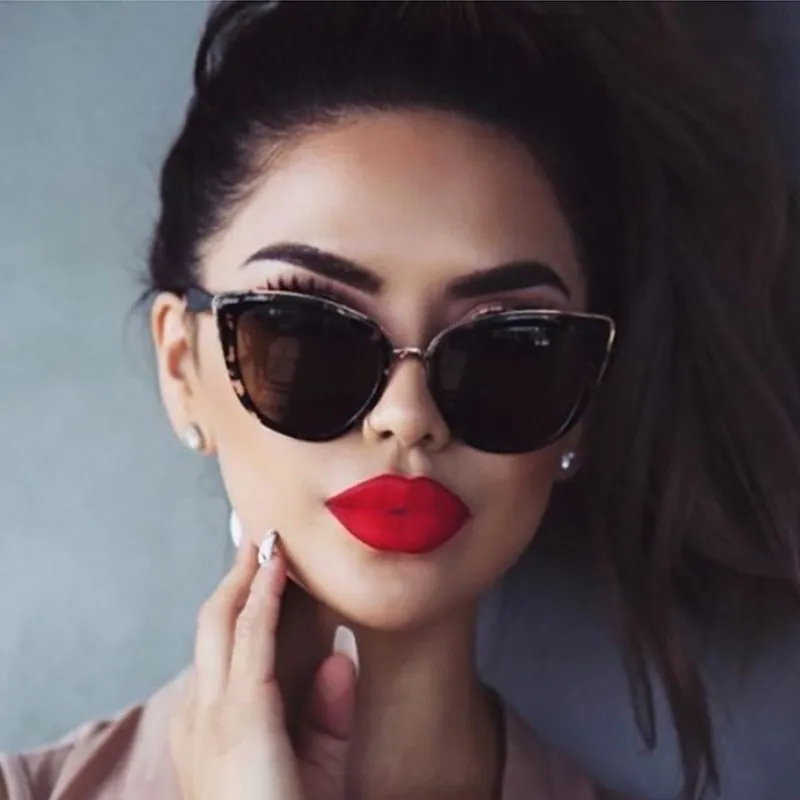 Sunglasses Women Fashion Brand Designer Sunglasses Female Sexy Leopard