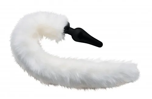 Tailz White Fox Tail Anal Plug and Ears Set