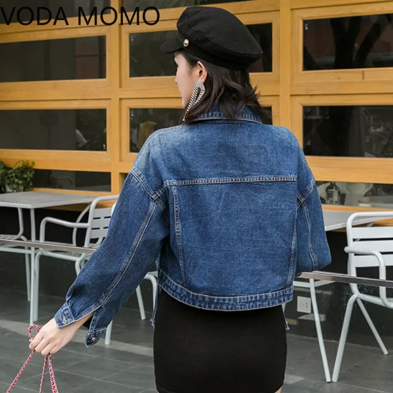 Tassel Loose Overcoat Jeans Jacket