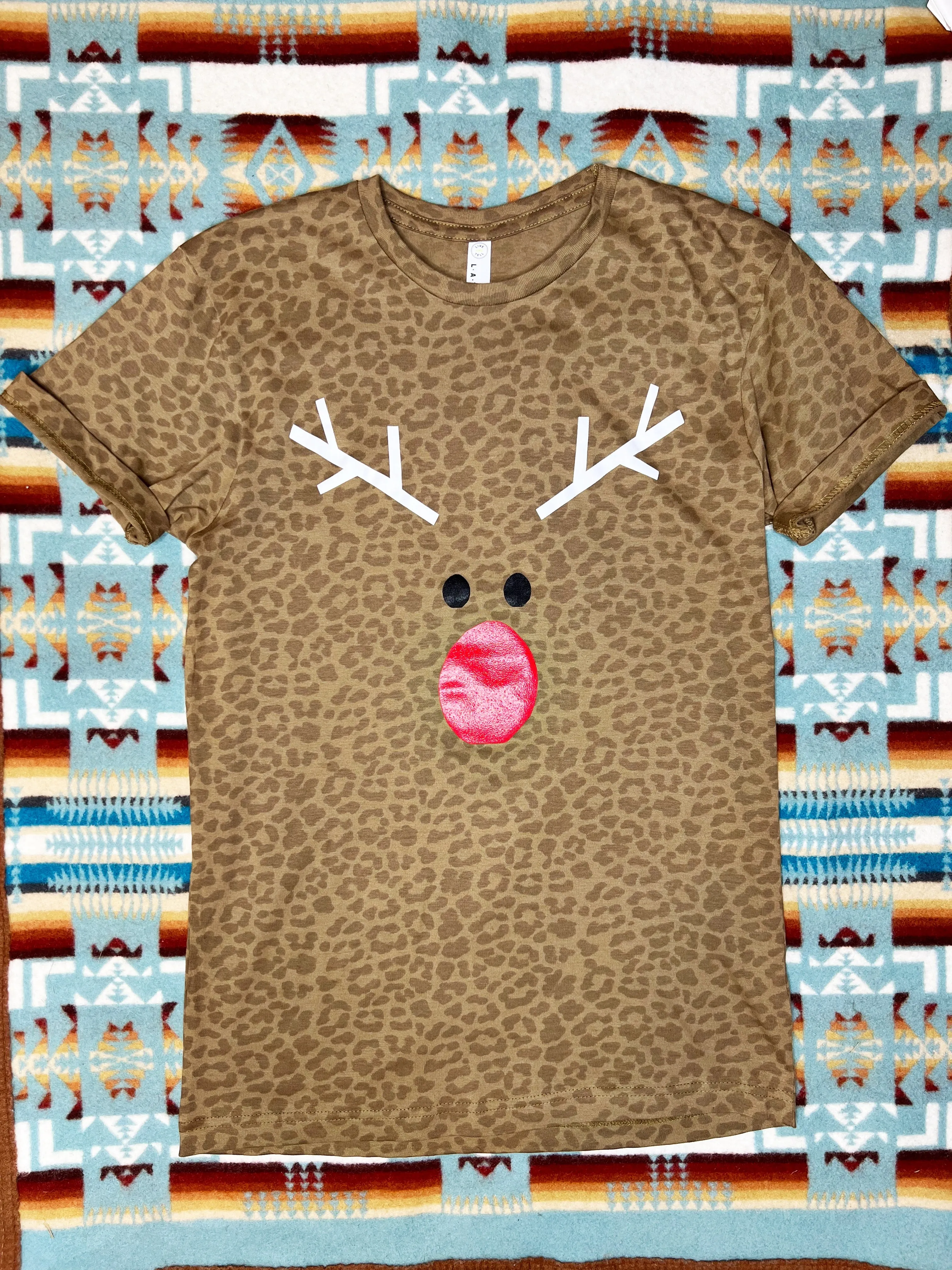 The Leopard Reindeer Tee