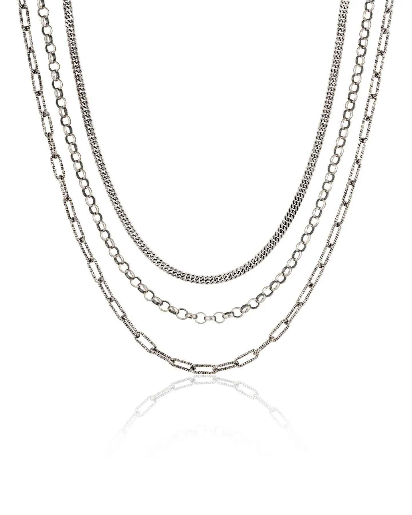 Three Layer Rhodium Chain