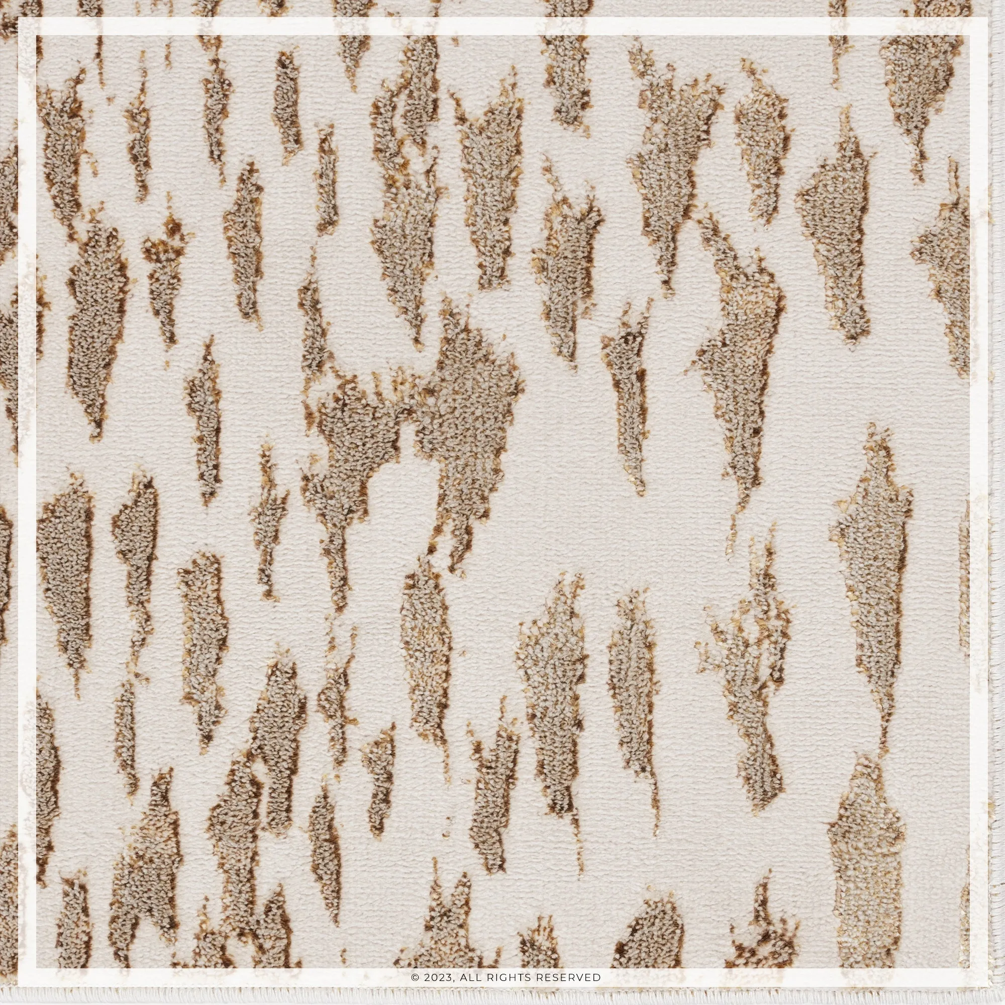 UJR0280 Luxury Power-Loomed Synthetic Medium-Pile Rug