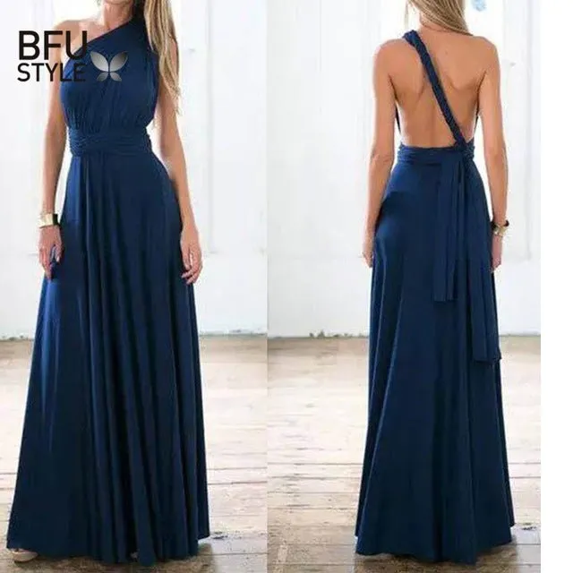 VenusFox Sexy Bridesmaids Boho Maxi Club Long Dress