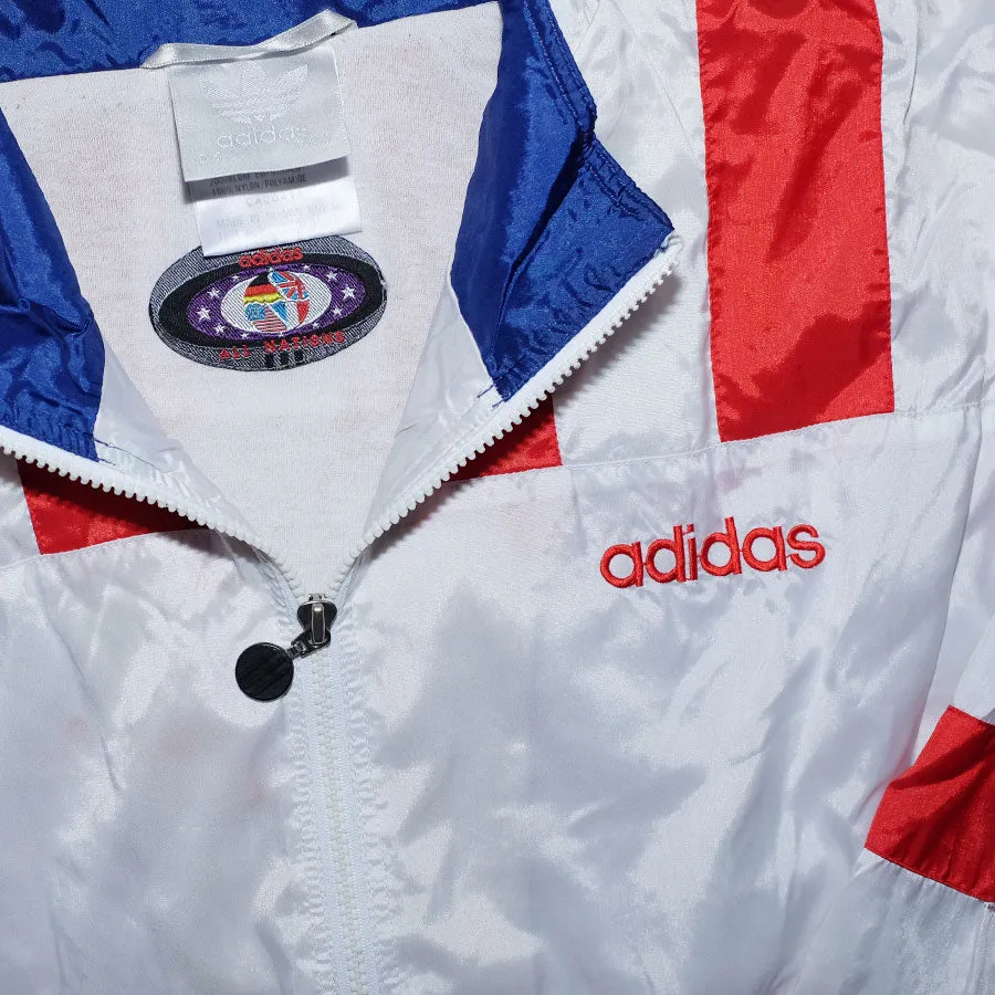 Vintage adidas All Nations Track Jacket Medium