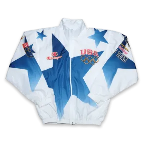 Vintage Champion Atlanta 1996 Olympic Games Track Jacket Large