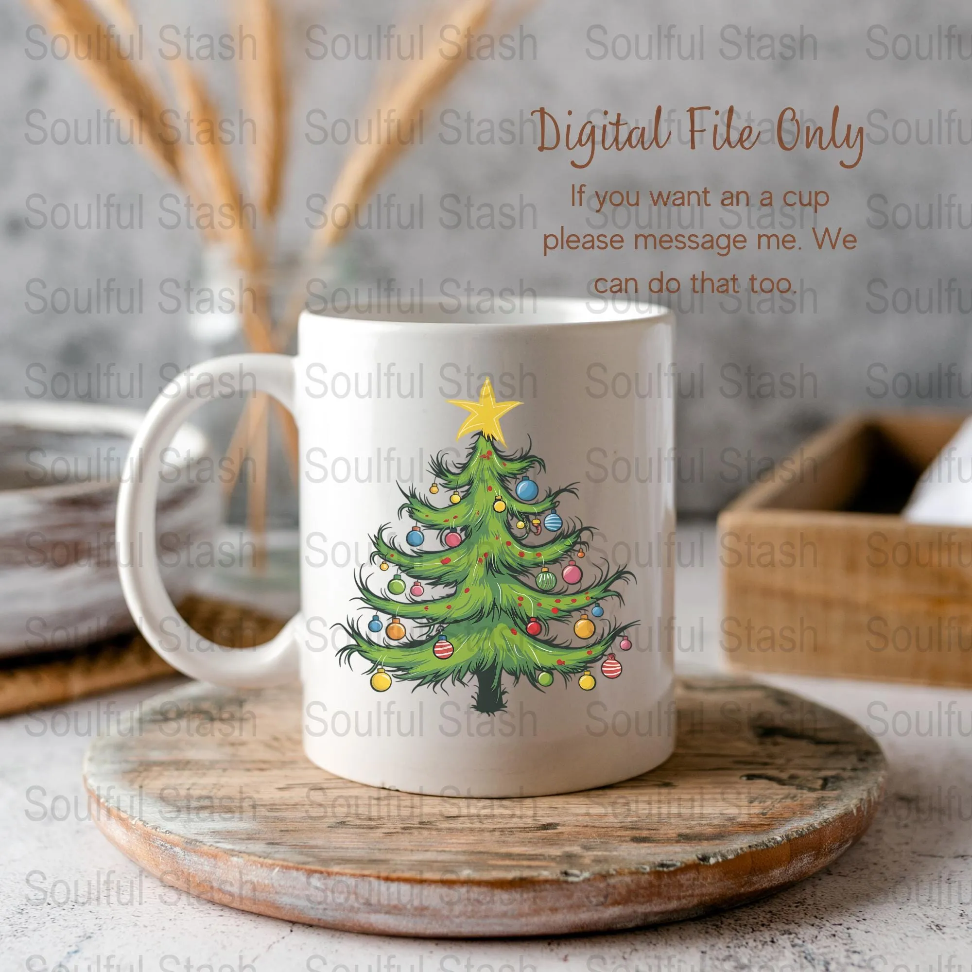 Whimsical Fur Tree PNG, Christmas Tree Graphic, Sublimation Design, Kids Shirt Art, Colorful Holiday Clipart, Festive Decor, Gift Idea