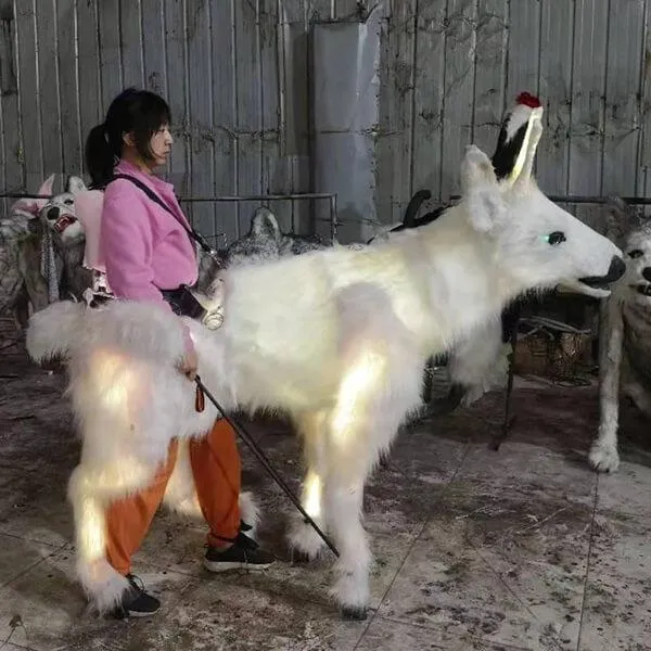 White Deer Suit Christmas Elk Costume-MCSTC006