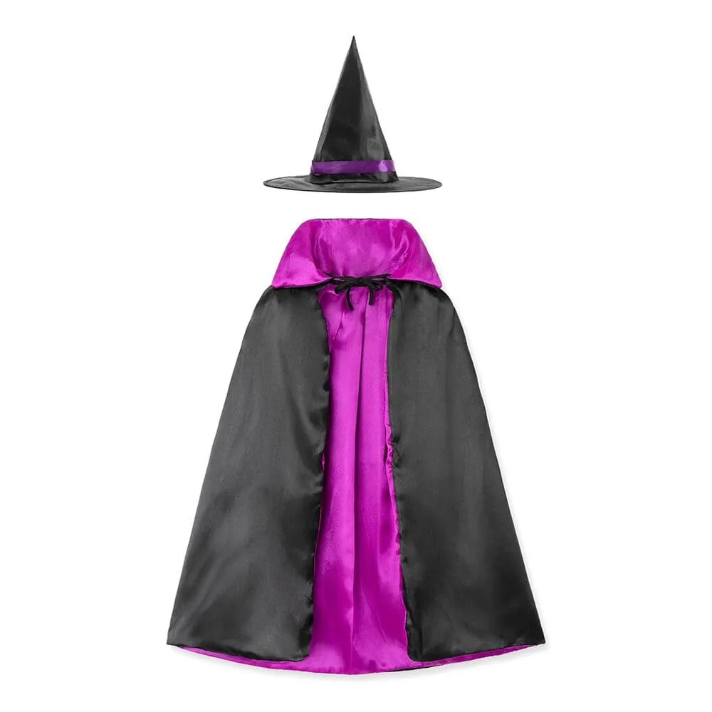 'Wizard' Costume Cape Set (Hat, Magic Wand Set)