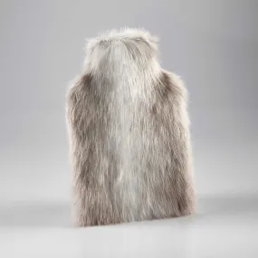 x2 Faux Fur Hot Water Bottles (THIS ONE   A SECOND COLOUR CHOICE) Reindeer by Katrina Hampton