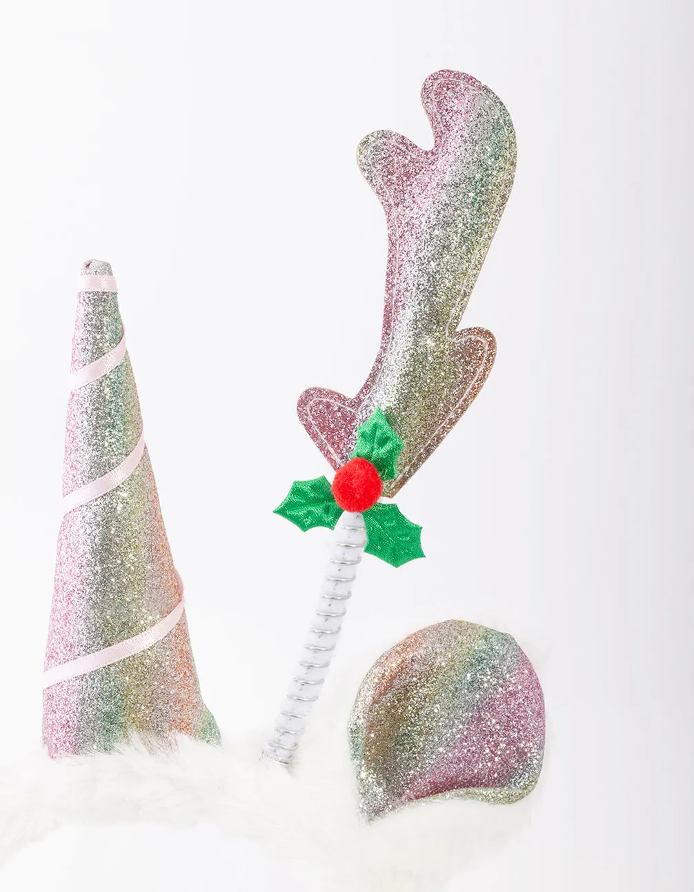 Xmas Fur Unicorn Reindeer Headband